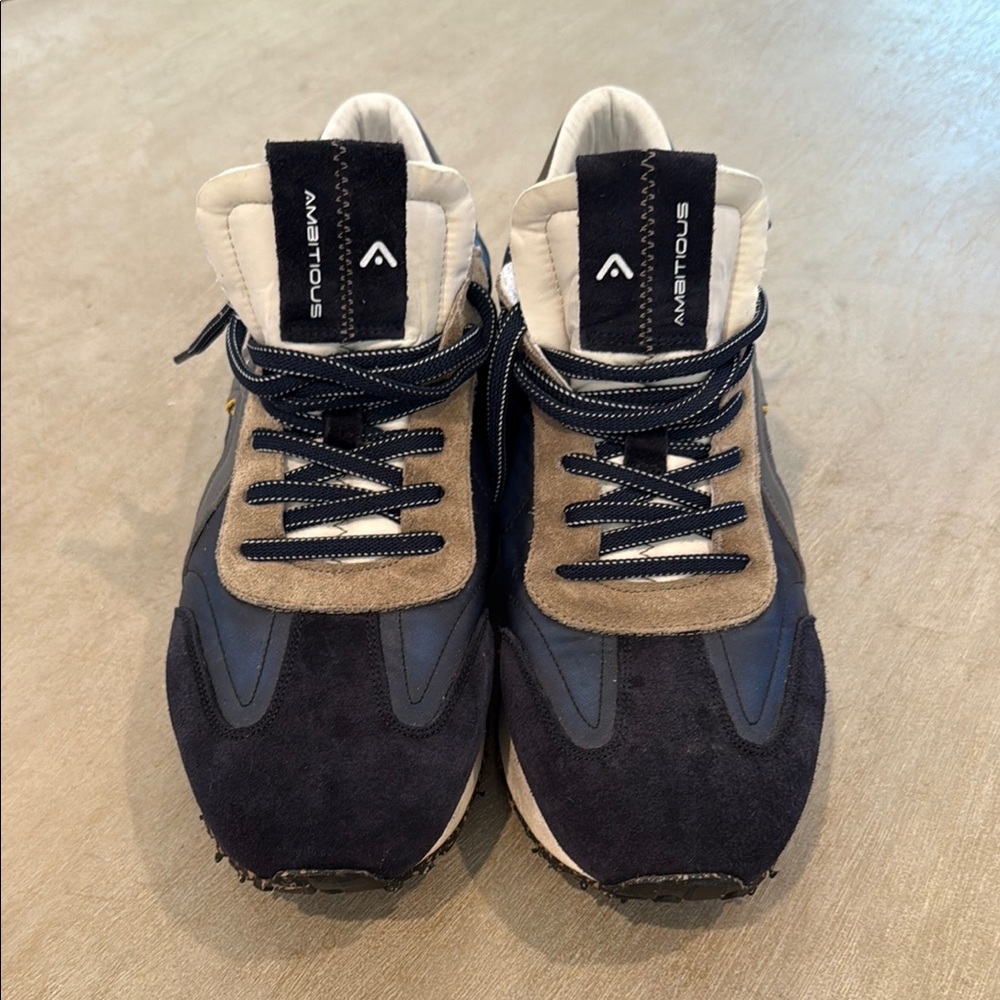 Ambitious Rhome Retro Runner | Navy & Khaki | Size 46 (US 13)